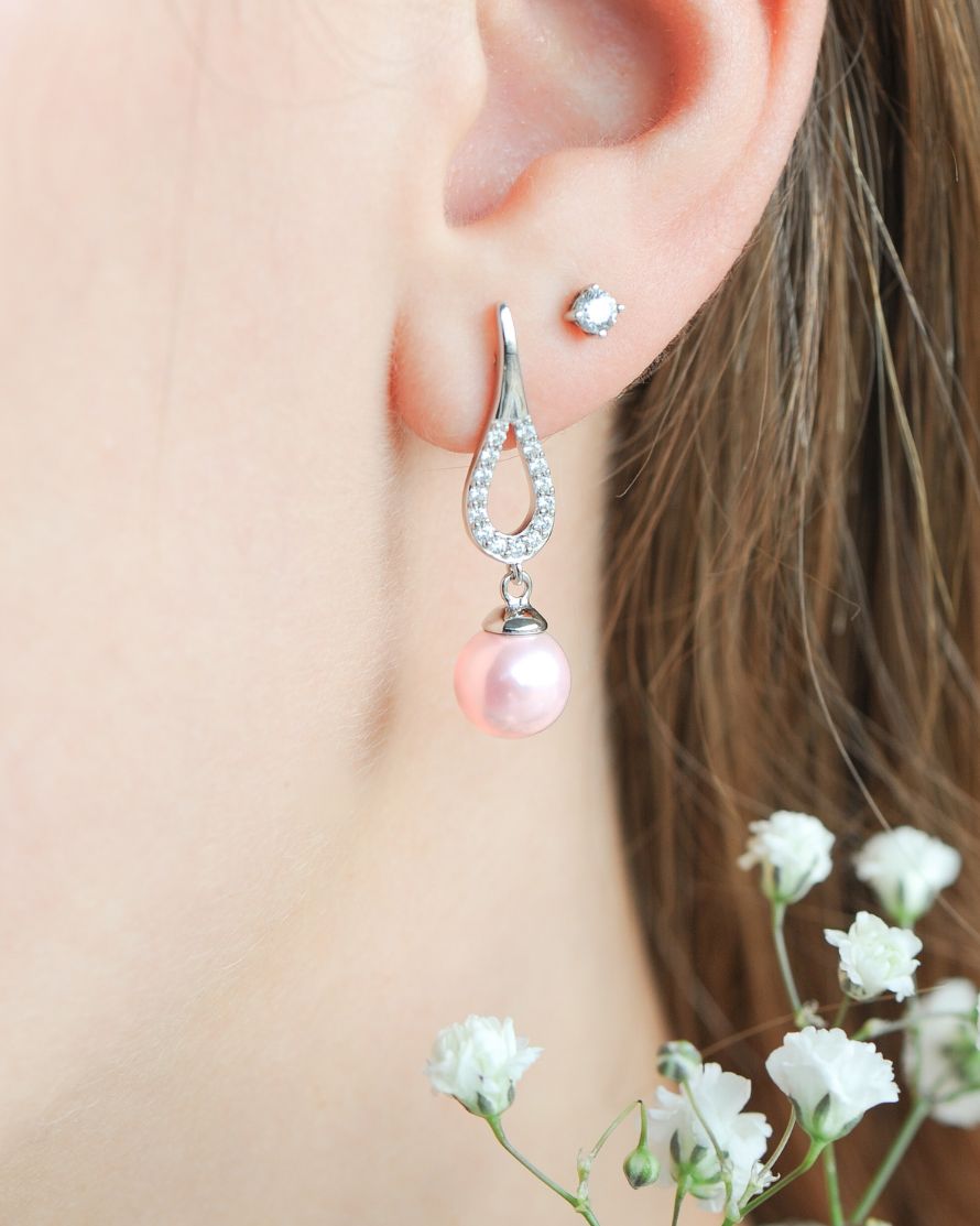 Boucles d'oreilles La Vie en Rose