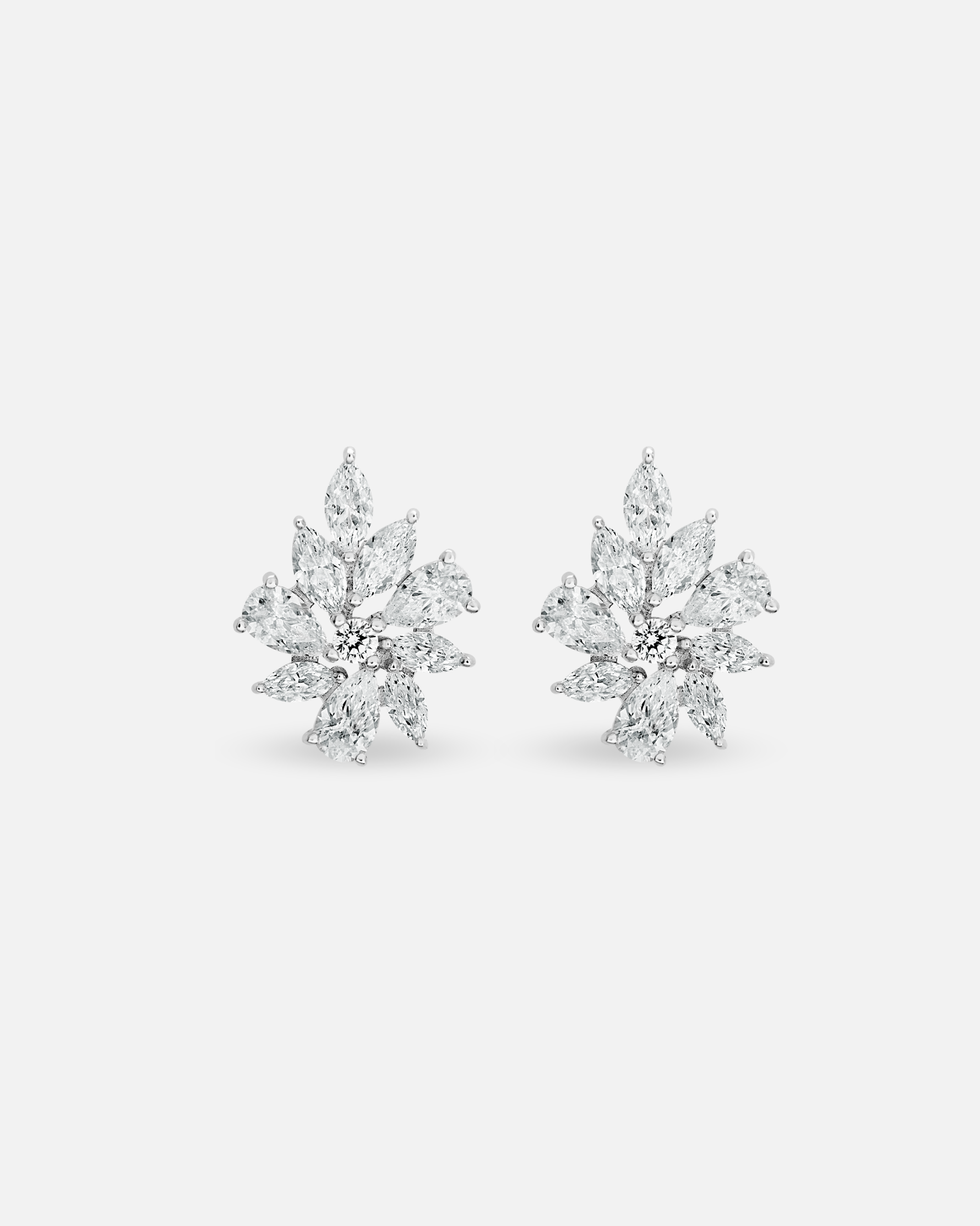 Puces d’oreilles en argent 925 Fleur des Neiges